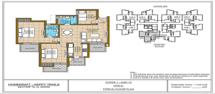 2 BHK Floor Plan