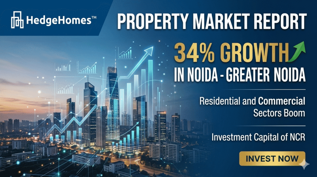 34% Growth Seen in the Property Market of Noida - Greater Noida